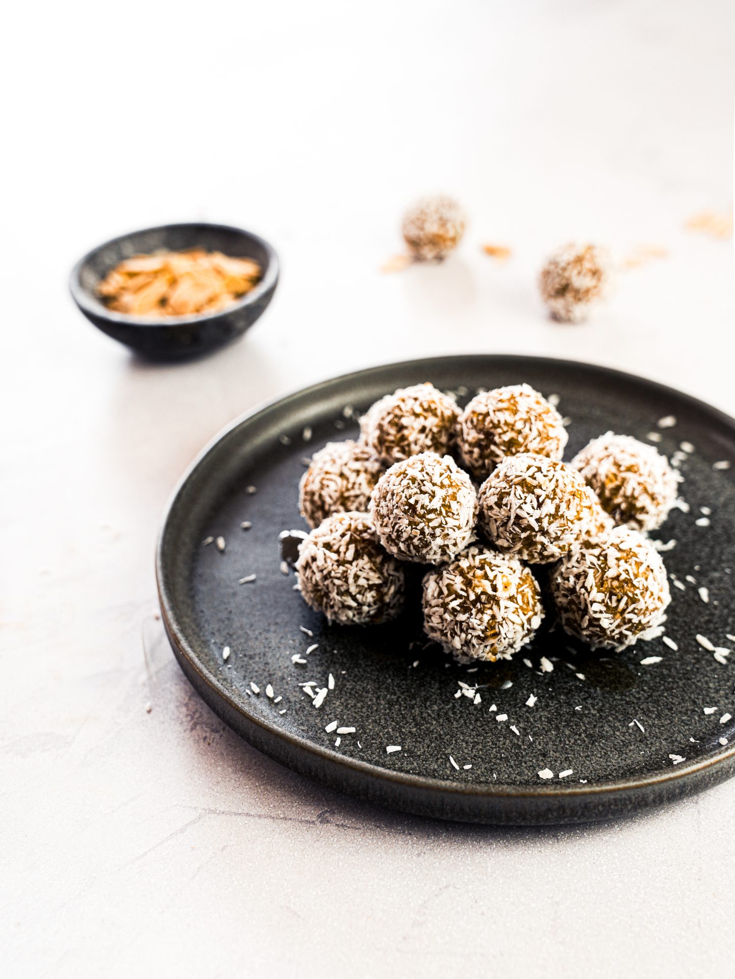 Maple Miso and Almold Protein Balls