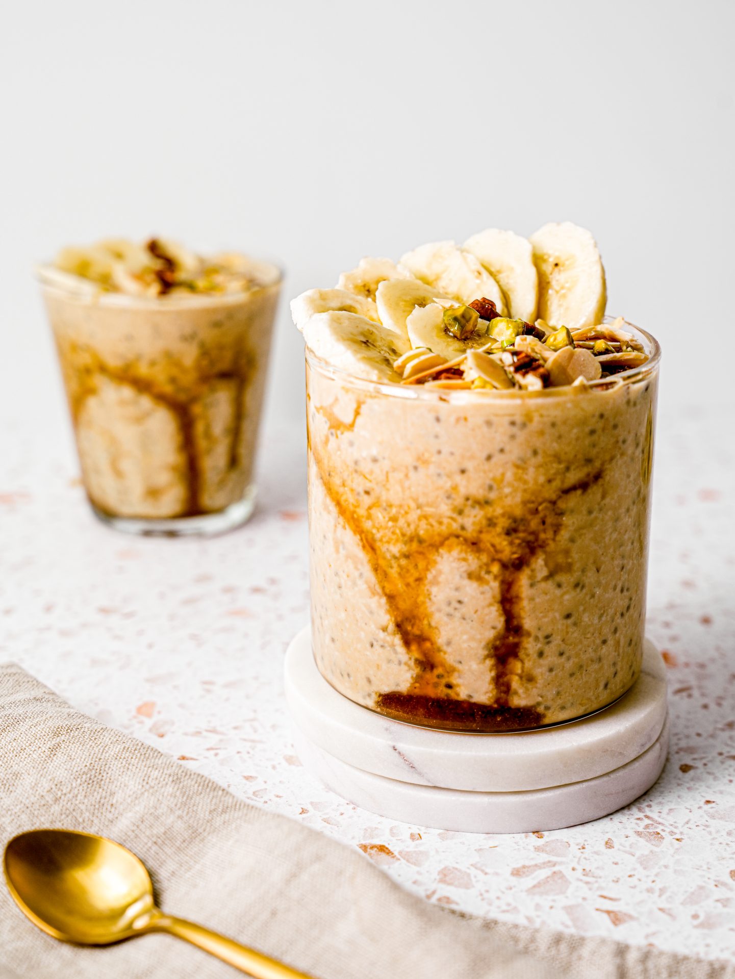 Maple Peanut Butter Overnight Oats