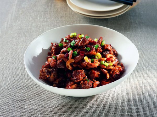 Recipe — Fried Chicken and Cashew Nuts in a Maple Soy Sauce Glaze