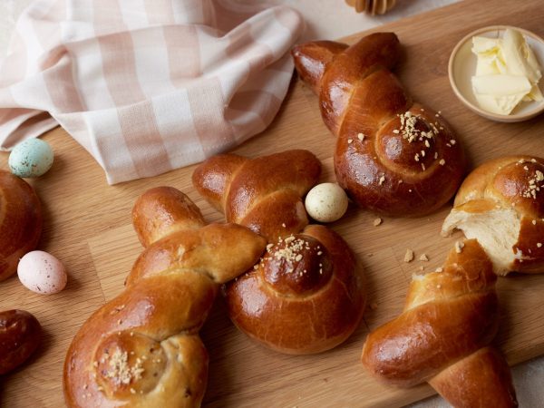 Maple and Cinnamon Easter Bunny Brioche