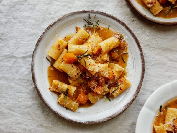 Maple, Squash and Pancetta Pasta