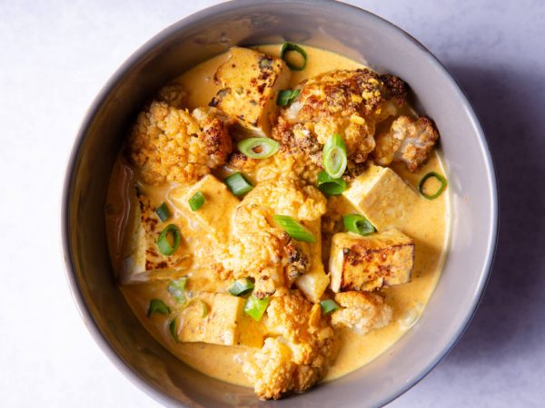 Cauliflower and Tofu Maple Korma