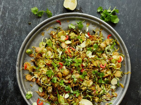 Chilli and Maple Glazed Sprouts