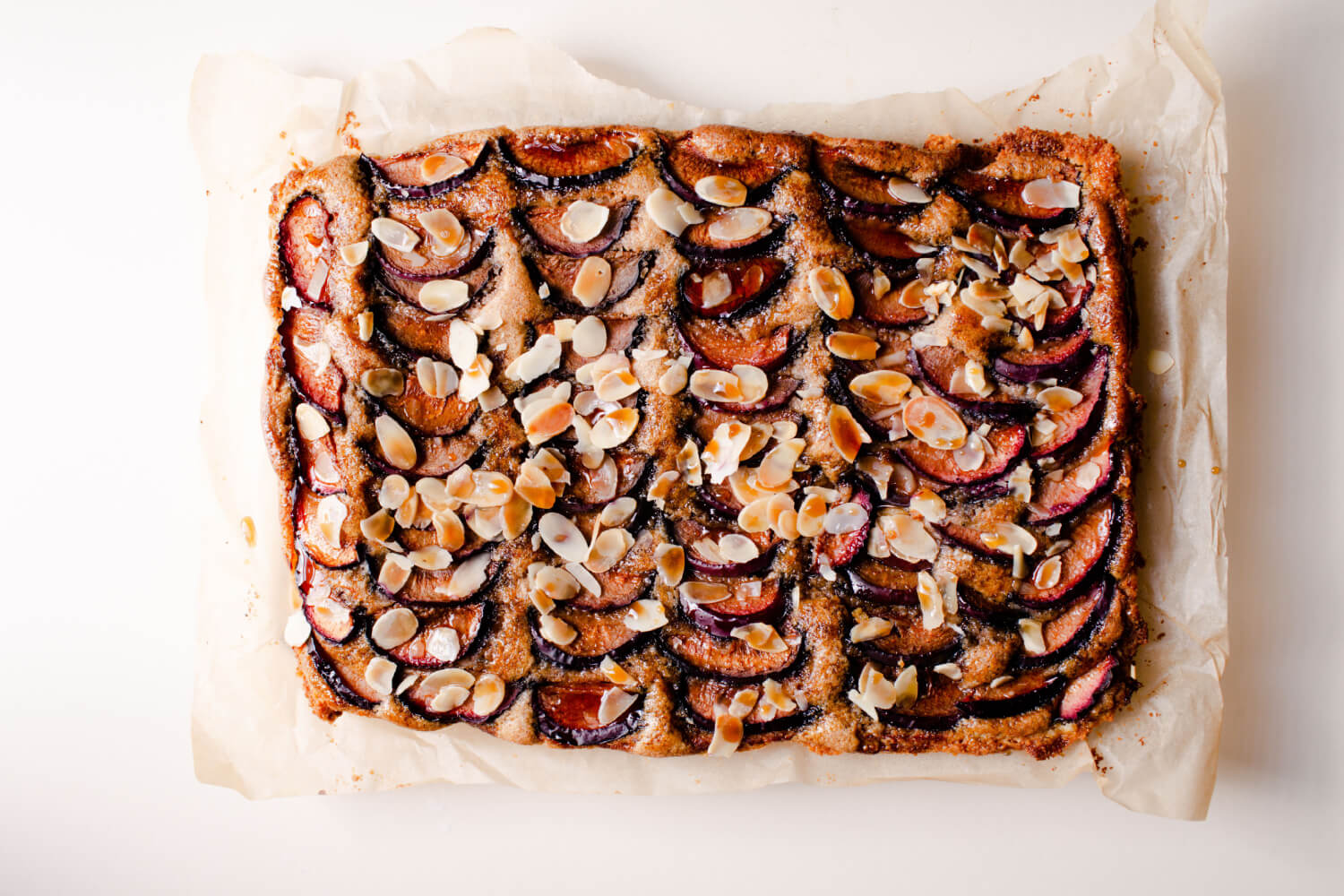 Maple, Plum and Almond Traybake - Maple from Canada