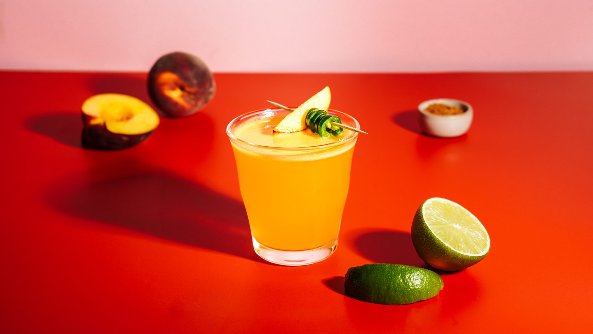 Maple Spicy Peach Cocktail - Maple from Canada