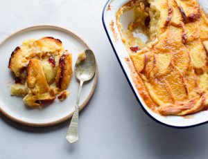 apple and maple brioche butter pudding[4]