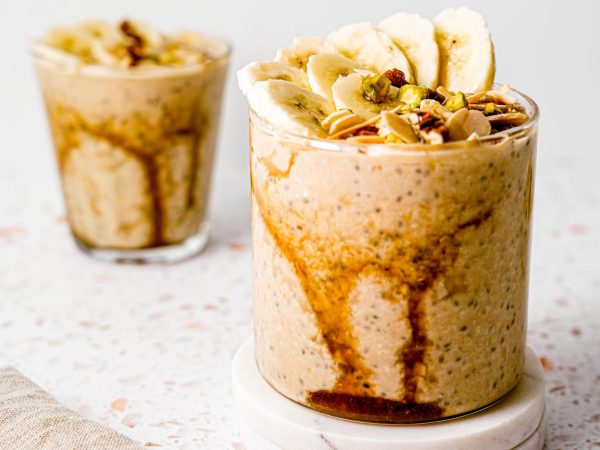 Maple Peanut Butter Overnight Oats