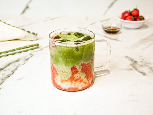 Strawberry Matcha Latte
