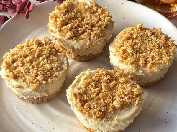 maple protein cheesecake cups
