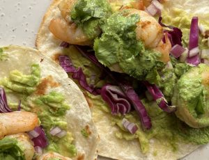 Maple Prawn Tacos