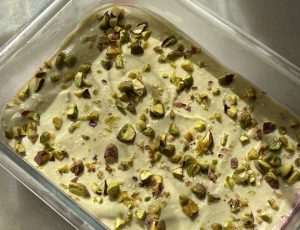 Maple Pistachio and Raspberry Overnight Weet Bix
