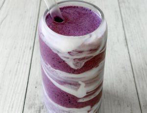Maple - Drinks Portrait Pic (Blueberry Coconut Smoothie) (1)